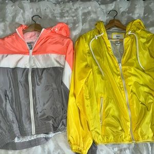 2 Windbreaker Jackets